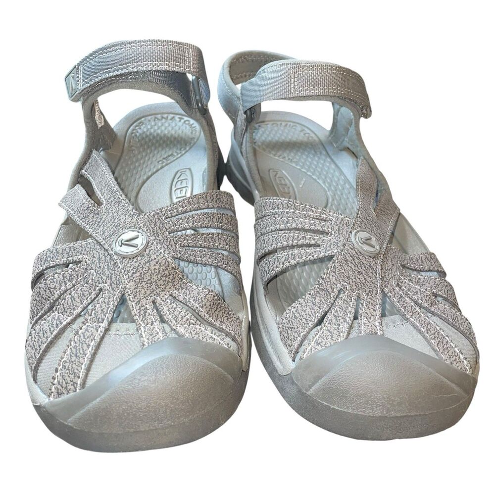 Keen Rose 9 Gray Waterproof Summer Sport Sandals Hiking Outdoor NEW - Picture 3 of 7